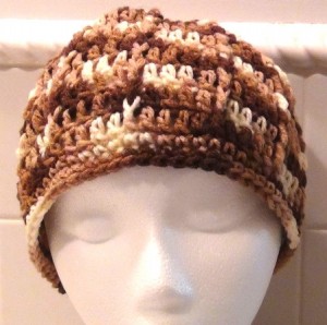 Mens hat - Beanie in Browns 2