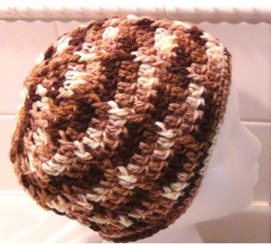 Mens hat - Beanie in Browns 3