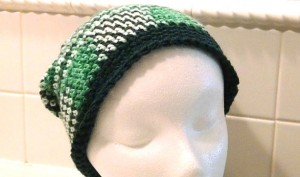 Slouch Hat in Green Shades 3