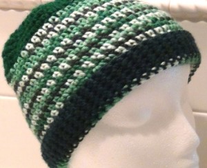Slouch Hat in Green Shades 5