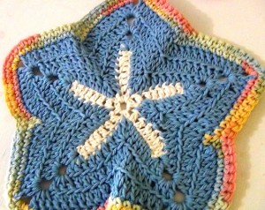Washcloths Blue Starfish - Set of 2 4