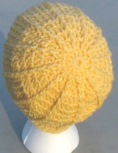 Womens Beanie Warm Yellow 3