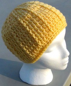 Womens Beanie Warm Yellow 4