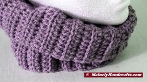 Fitted Cowl - Lavender Purple Neckwarmer 2