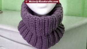 Fitted Cowl - Lavender Purple Neckwarmer