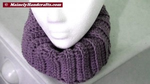 Fitted Cowl - Lavender Purple Neckwarmer 4