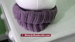 Fitted Cowl - Lavender Purple Neckwarmer 5