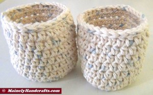 Bottle Cozy - Cup Sleeve - Blue Fleck - Set of 2 3