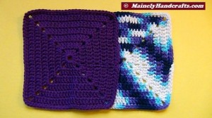 Crochet Dish Cloth - Crochet Wash Cloth - Cotton Face Cloth - Set of 2 3