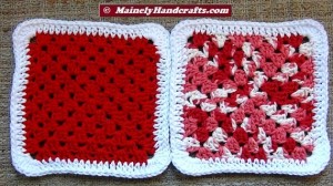 Crochet Washcloth - Crochet Dishcloth - Set of 2 - Red Cotton Dish Cloths - Red Cotton Wash Cloths - Ecofriendly 5