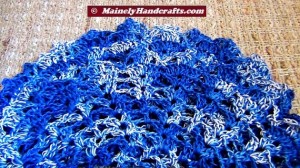 Doilies - Crochet Doilies - Blue Doilies - Table Doily set of 2 4