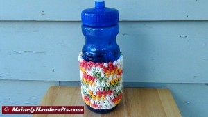 Cup Cozy - Bottle Cozy - Coffee Sleeve - Drink Sleeve - Fall Colors Crochet Cozies 4